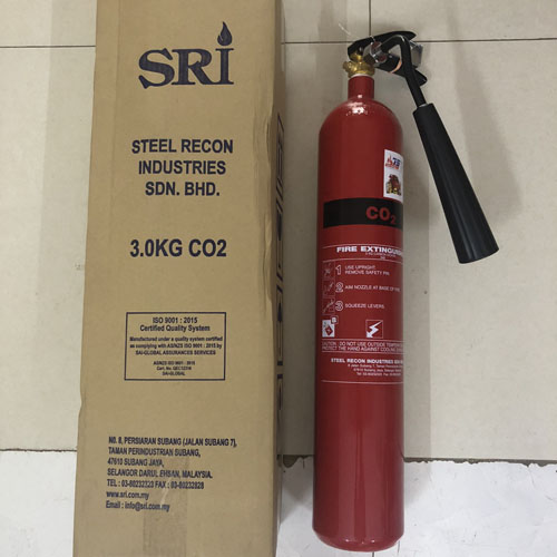 Bình chữa cháy khí Co2 3kg Sri